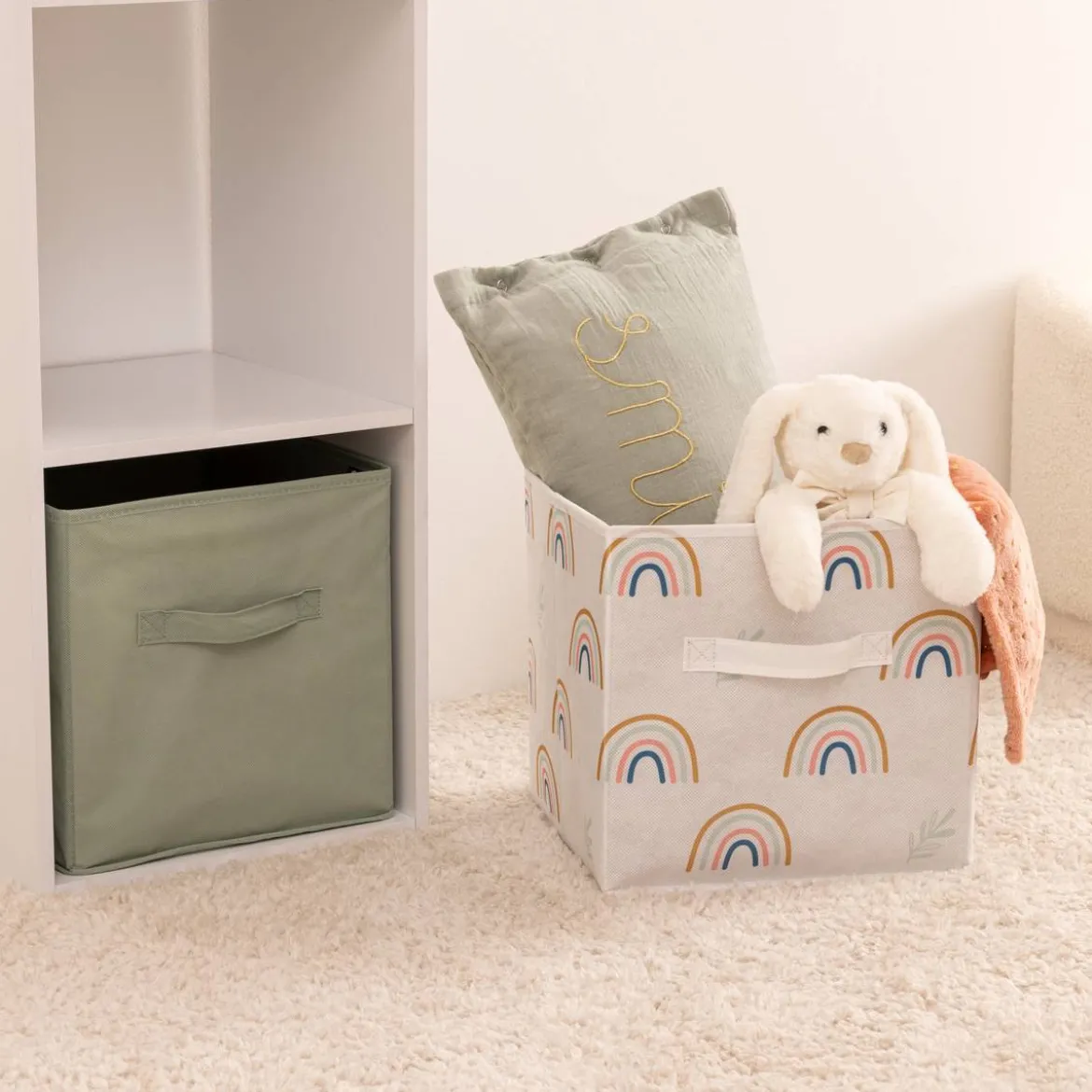 2 bacs rangements enfant