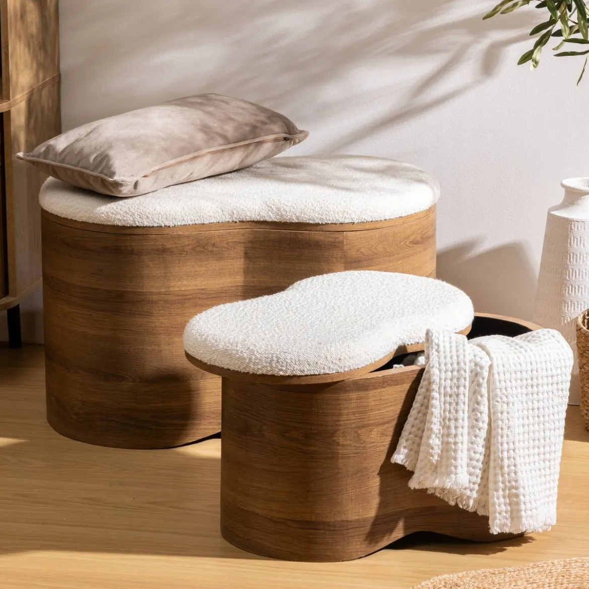 2 bancs coffres "Loe"