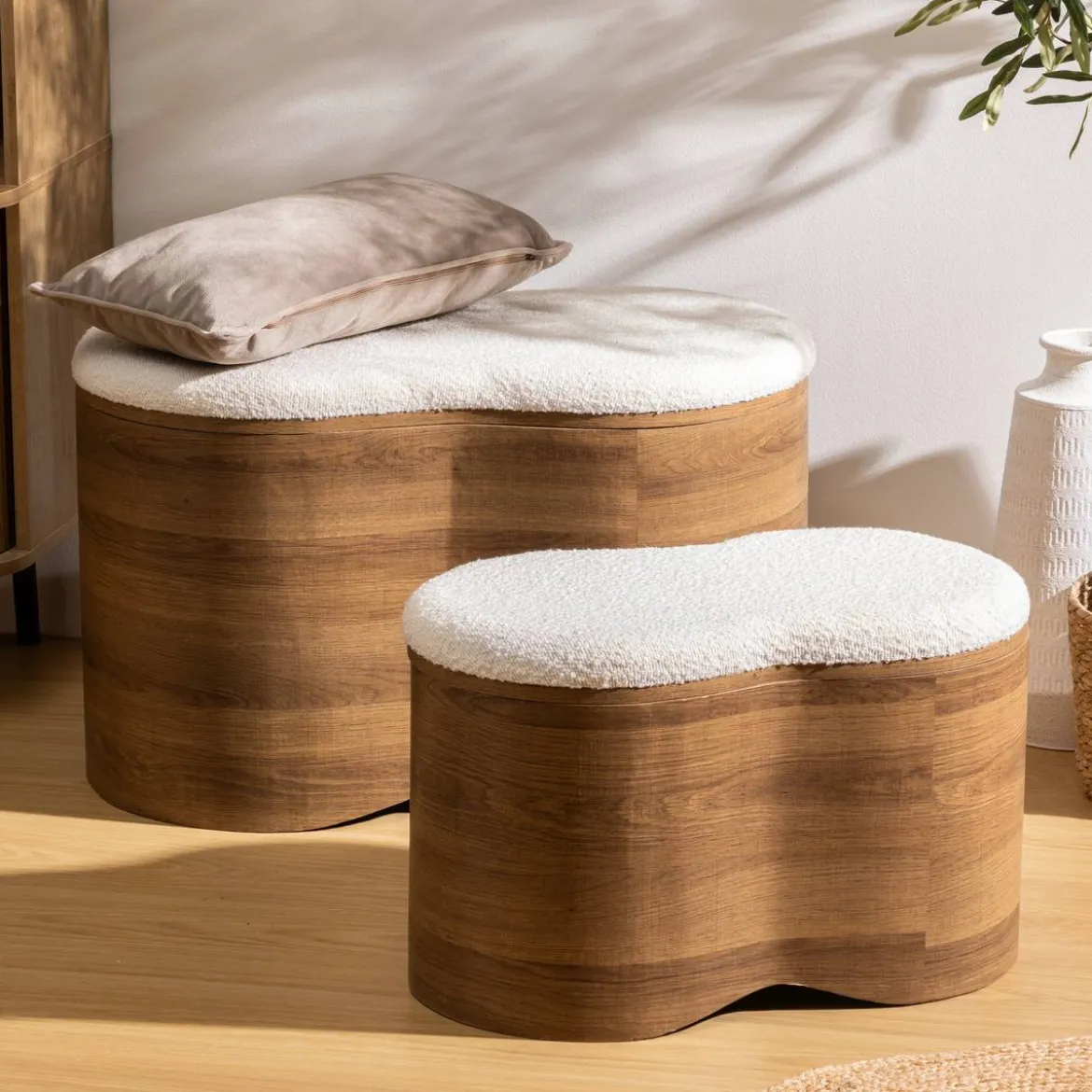 2 bancs coffres "Loe"