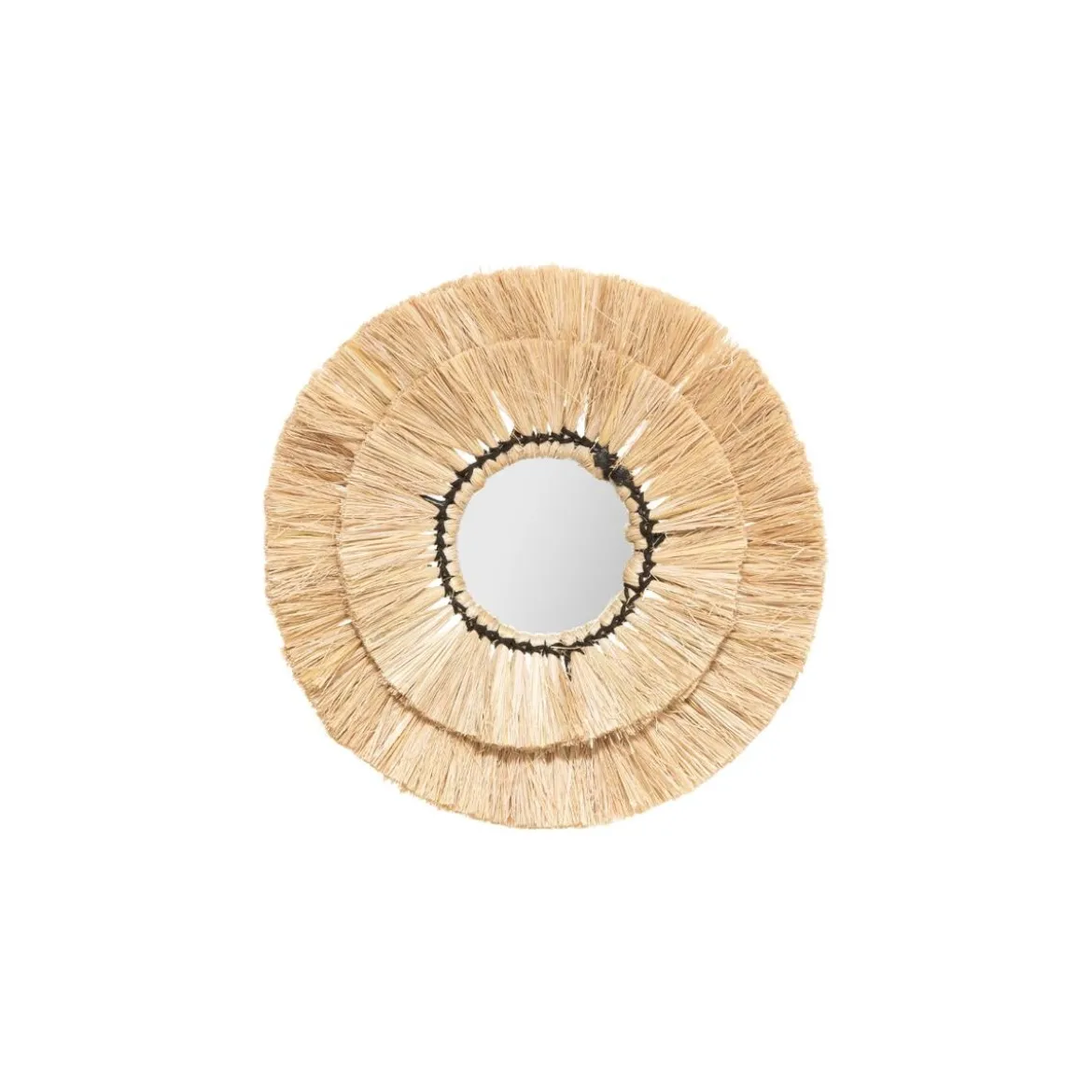 3 miroirs "Alba", Raphia