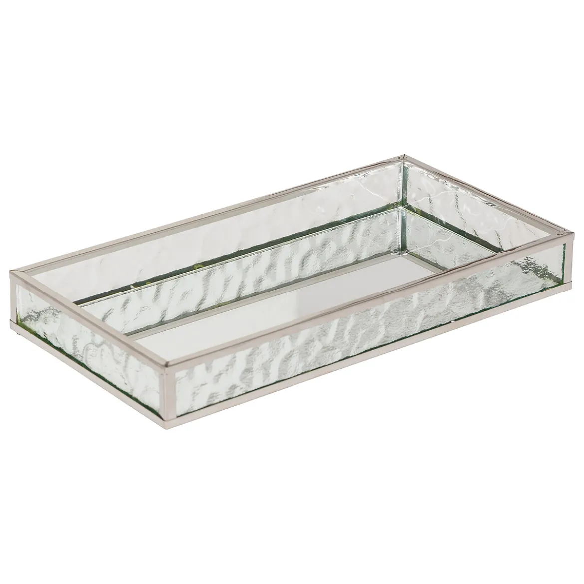 2 plateaux effet miroir "Ania"