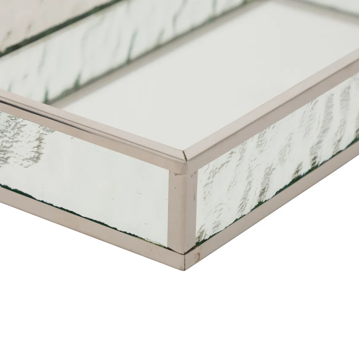 2 plateaux effet miroir "Ania"
