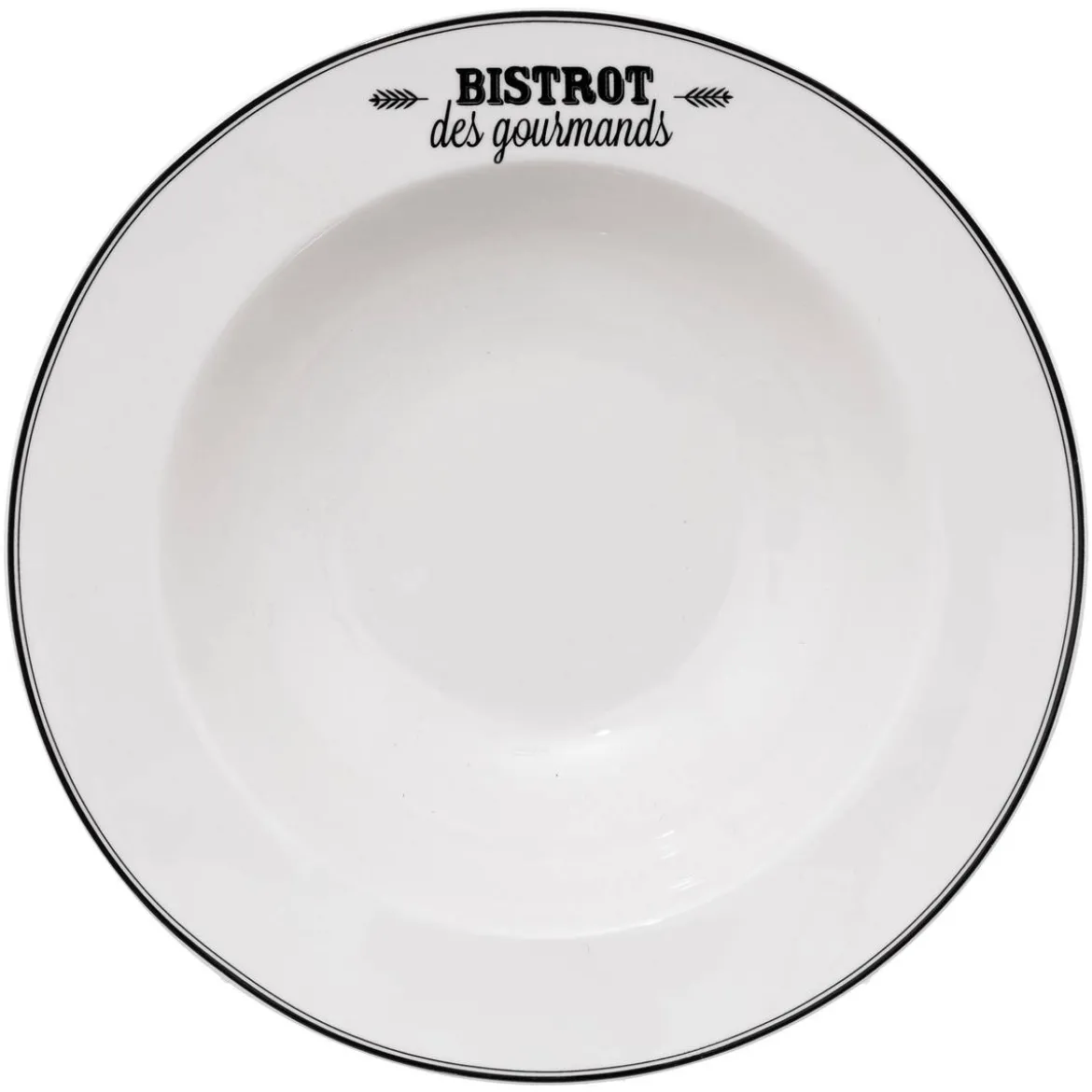 Assiette à pâtes "Bistrot"