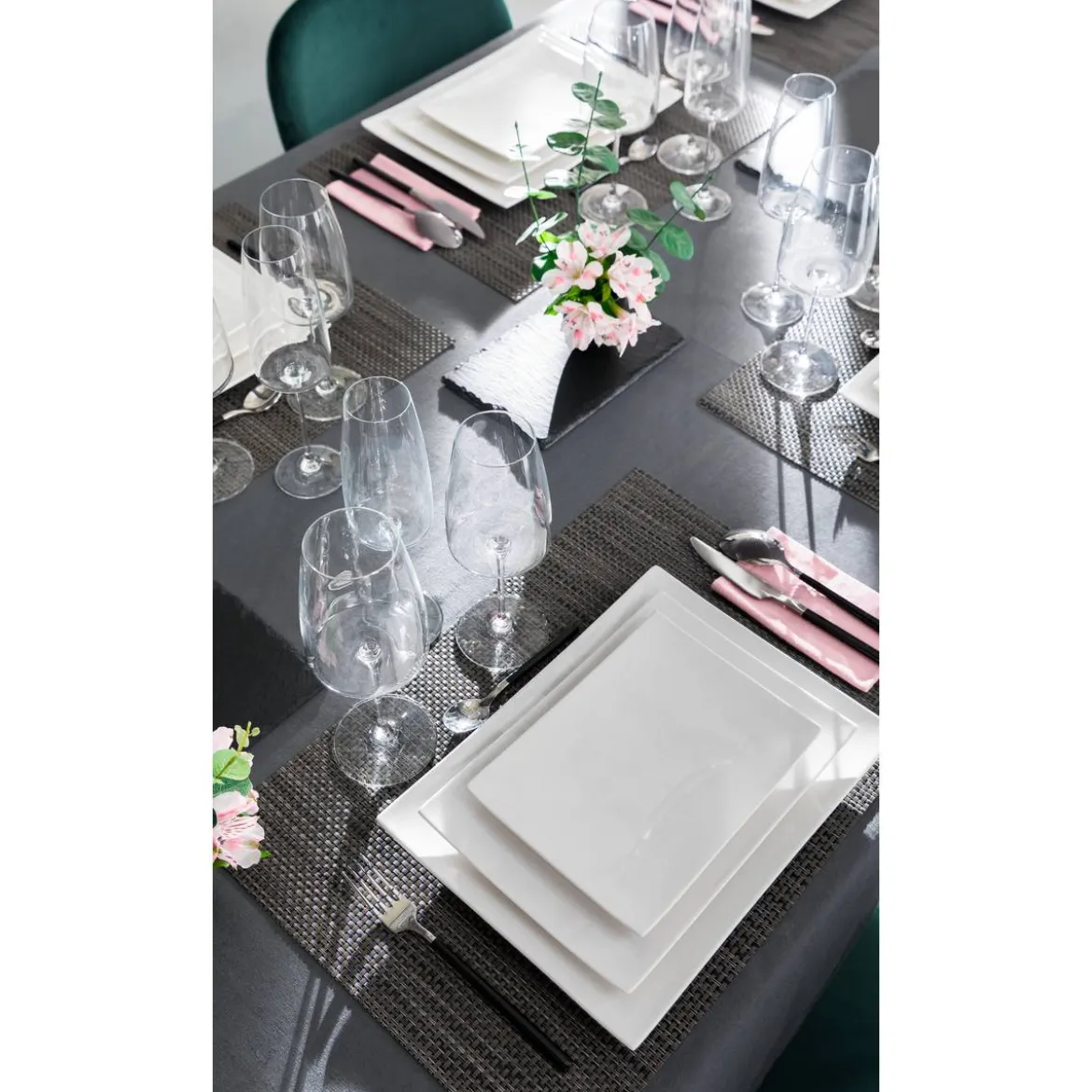 Assiette de présentation "Ardoise"