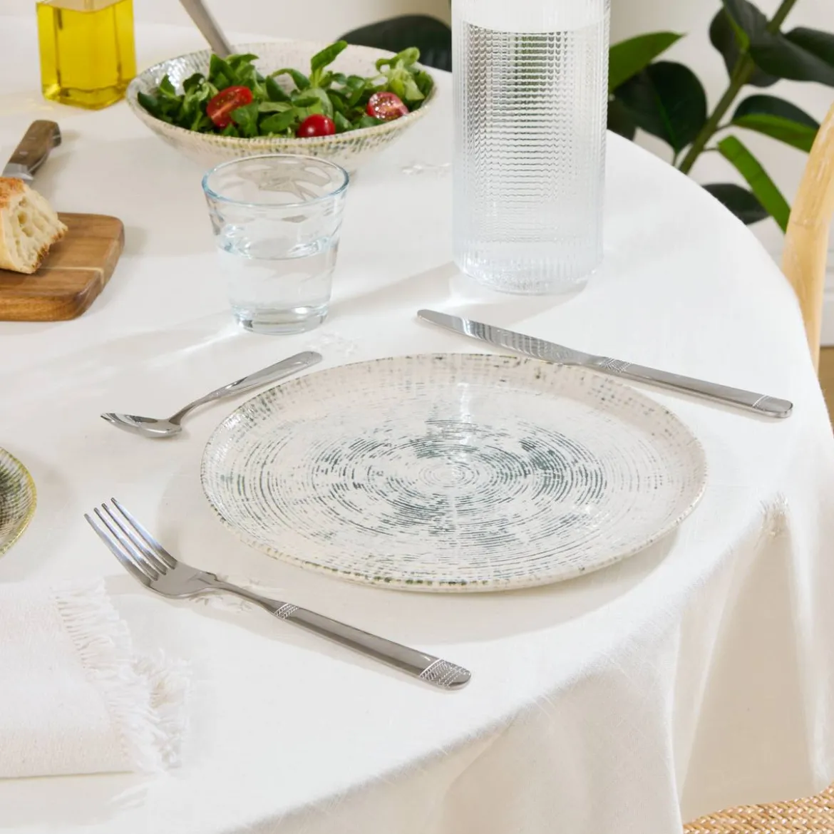 Assiette plate "Ariane"
