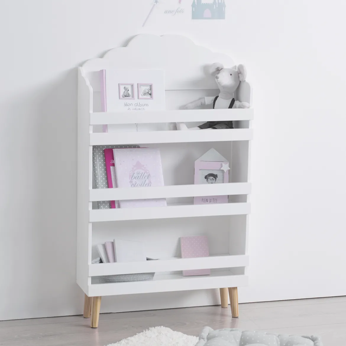 Bibliothèque enfant "Nuage"