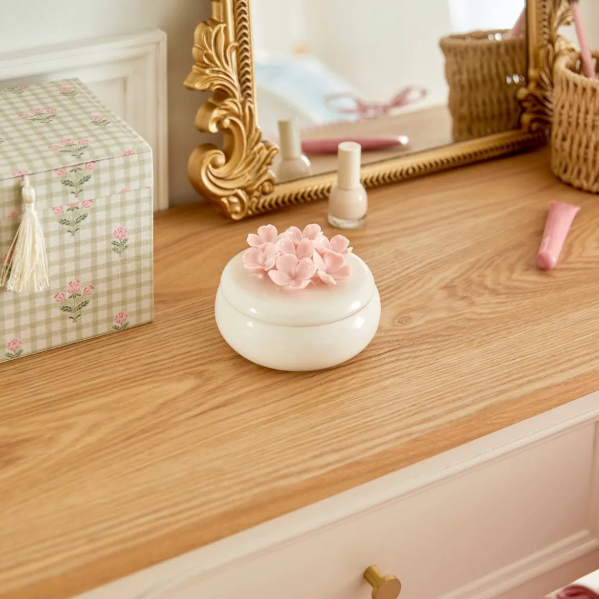 Boîte déco "Fleur de rose"