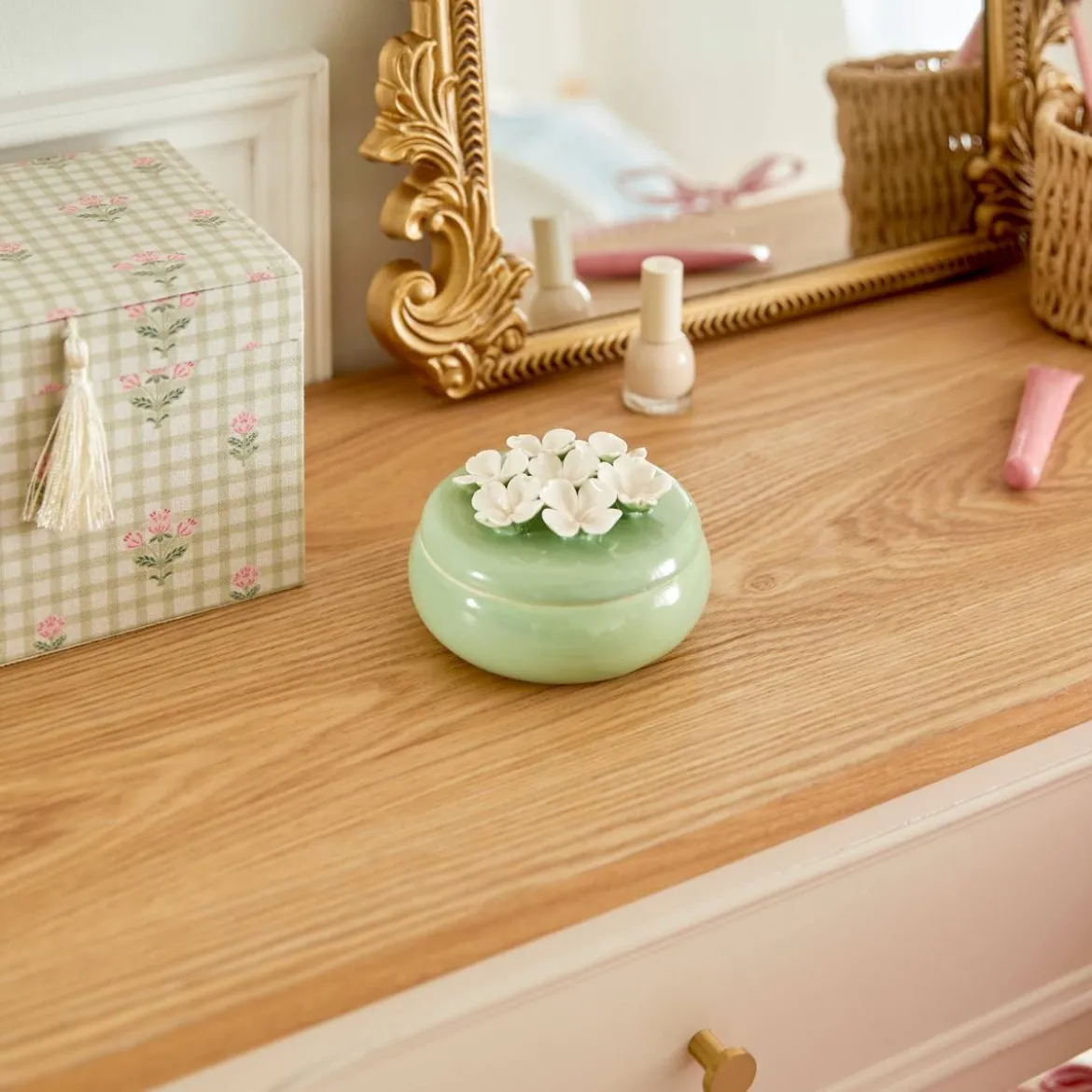 Boîte déco "Fleur de rose"