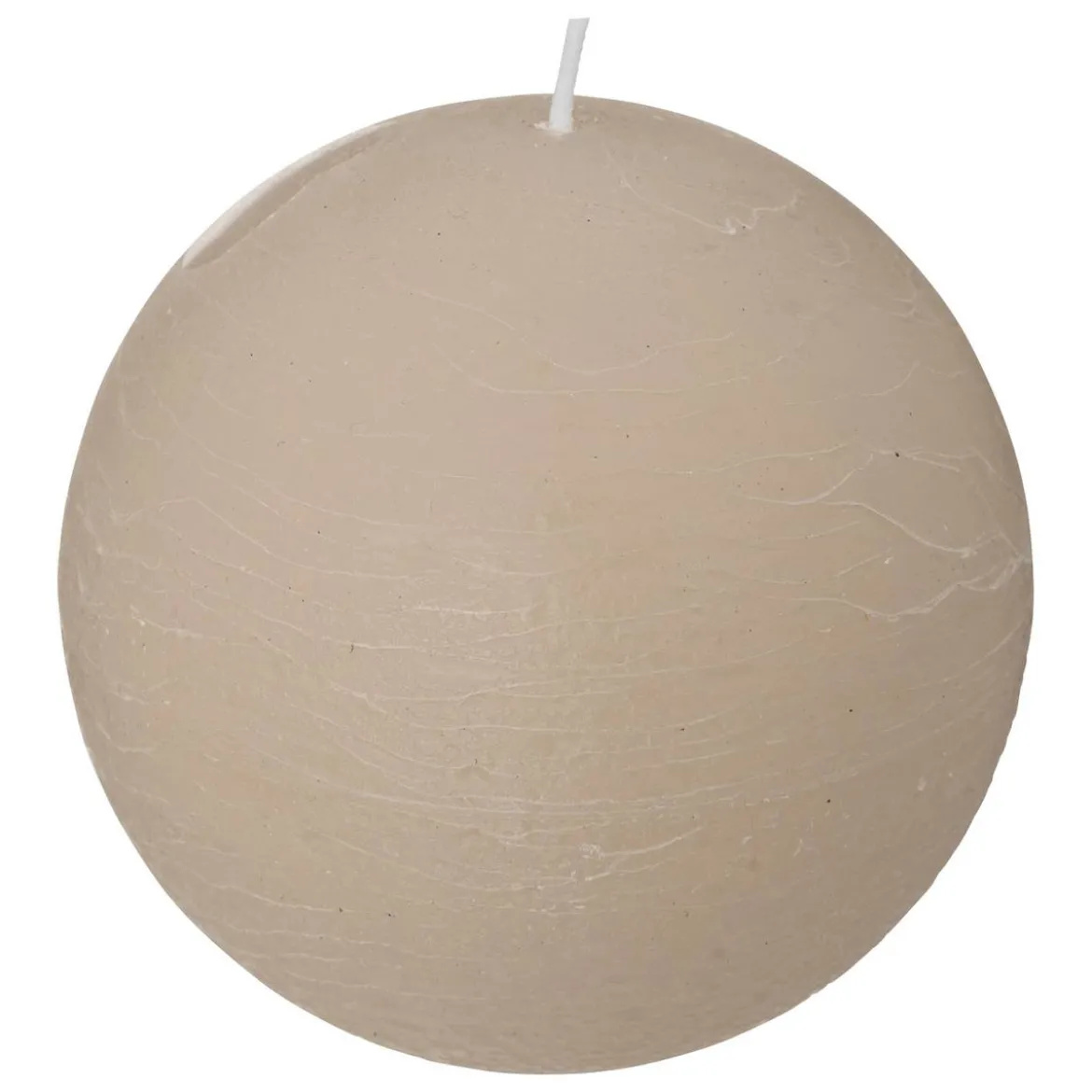 Bougie boule rustique "Olia"