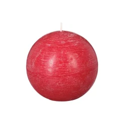 Bougie boule rustique "Olia"