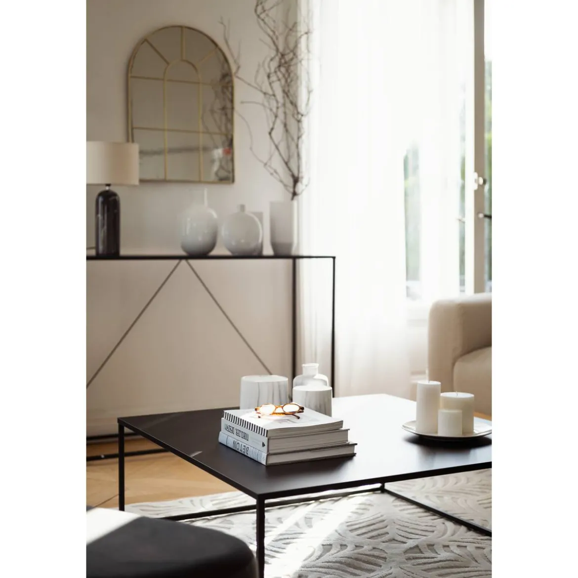 Bougie rustique "Olia"