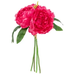 Bouquet de 4 pivoines artificielles "Bely"