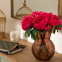 Bouquet de 4 pivoines artificielles