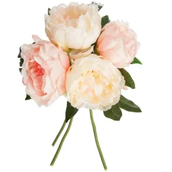 Bouquet de 4 pivoines articielles