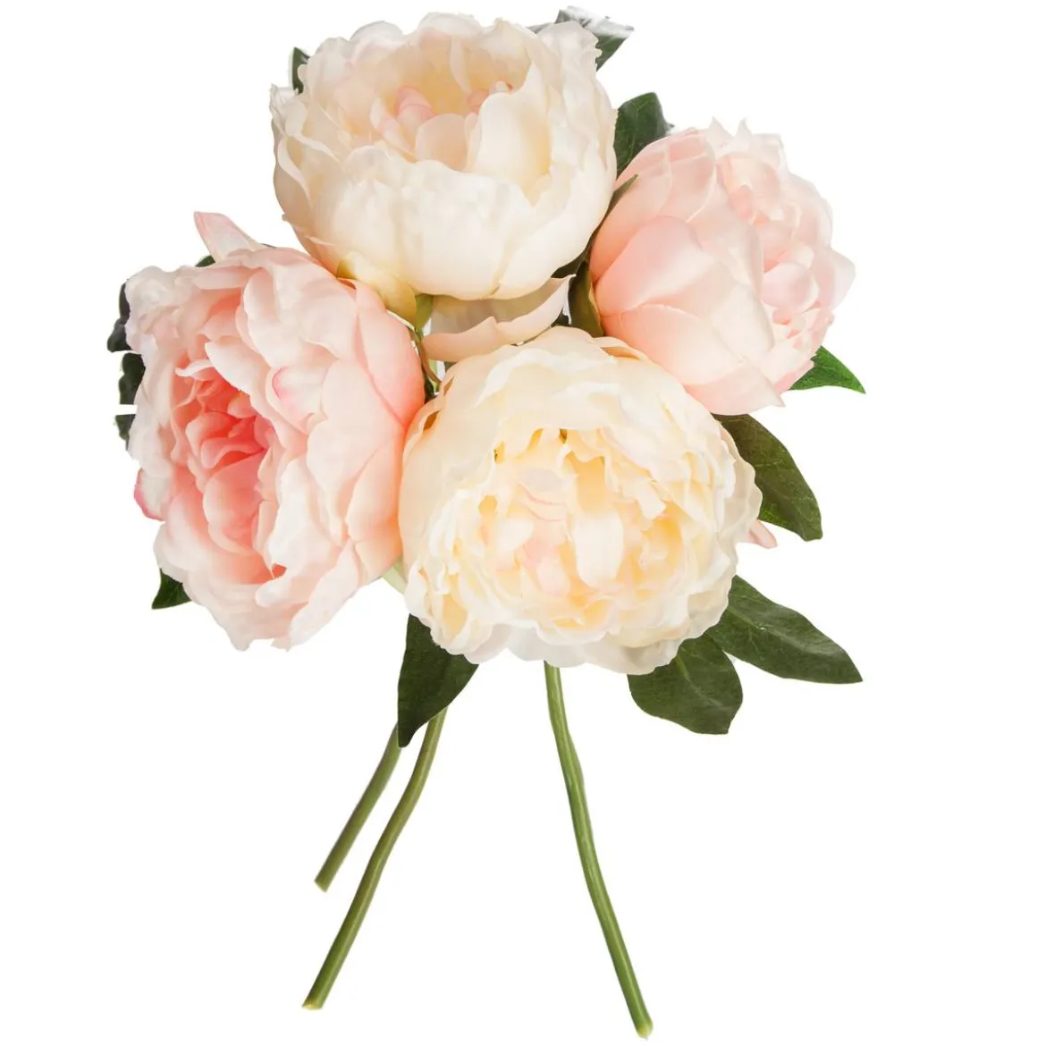 Bouquet de 4 pivoines articielles