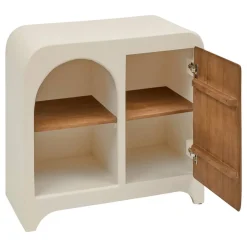 Buffet 1 porte 4 étagères