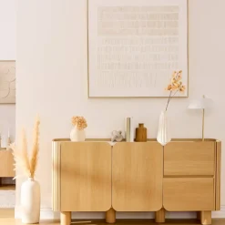 Buffet 2 portes 2 niveaux "Homelya"