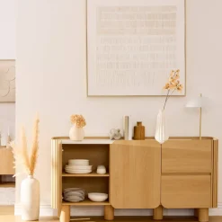 Buffet 2 portes 2 niveaux "Homelya"