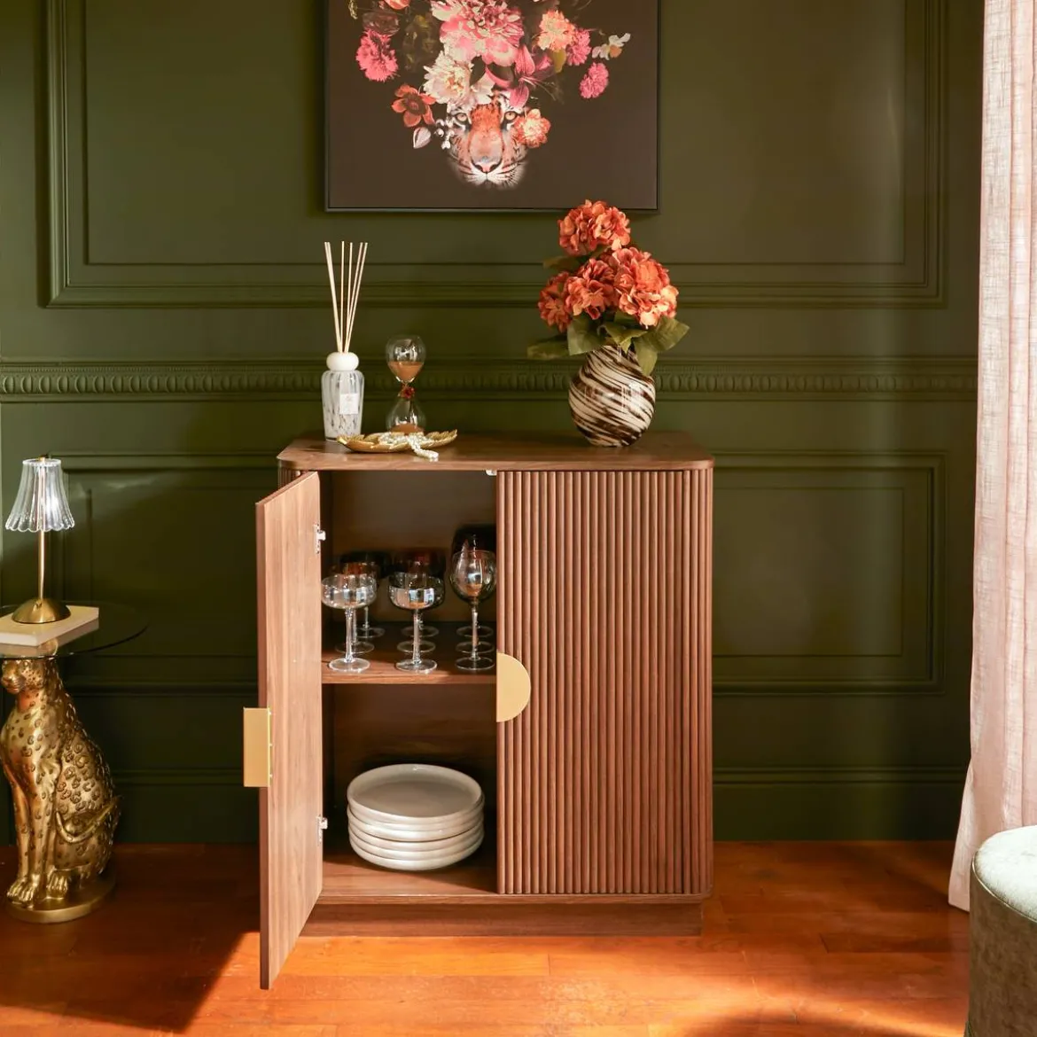 Buffet 2 portes 1 étagères "Wany"
