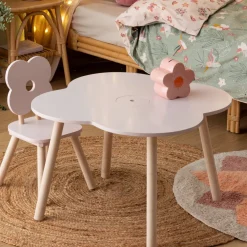 Chaise enfant fleur