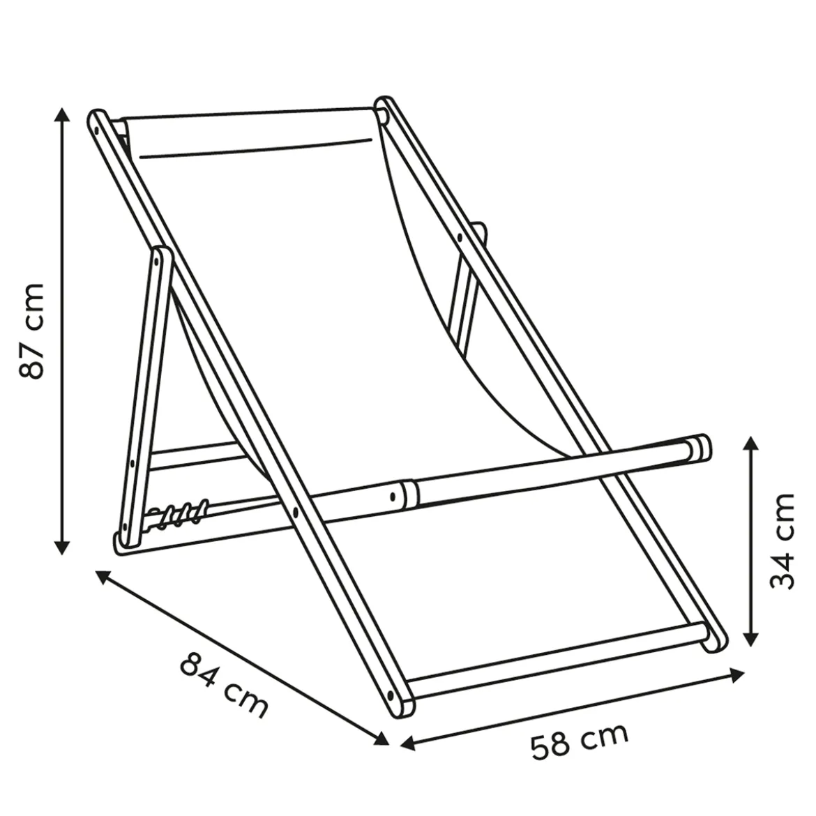 Chilienne pliable de jardin "Bloomorama"