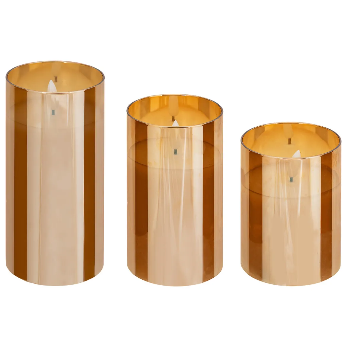 Coffret 3 bougies LED "Sena"
