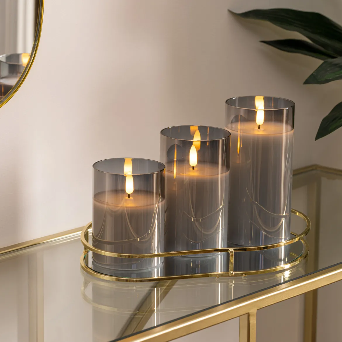 Coffret 3 bougies LED "Sena"