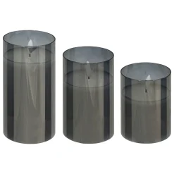 Coffret 3 bougies LED