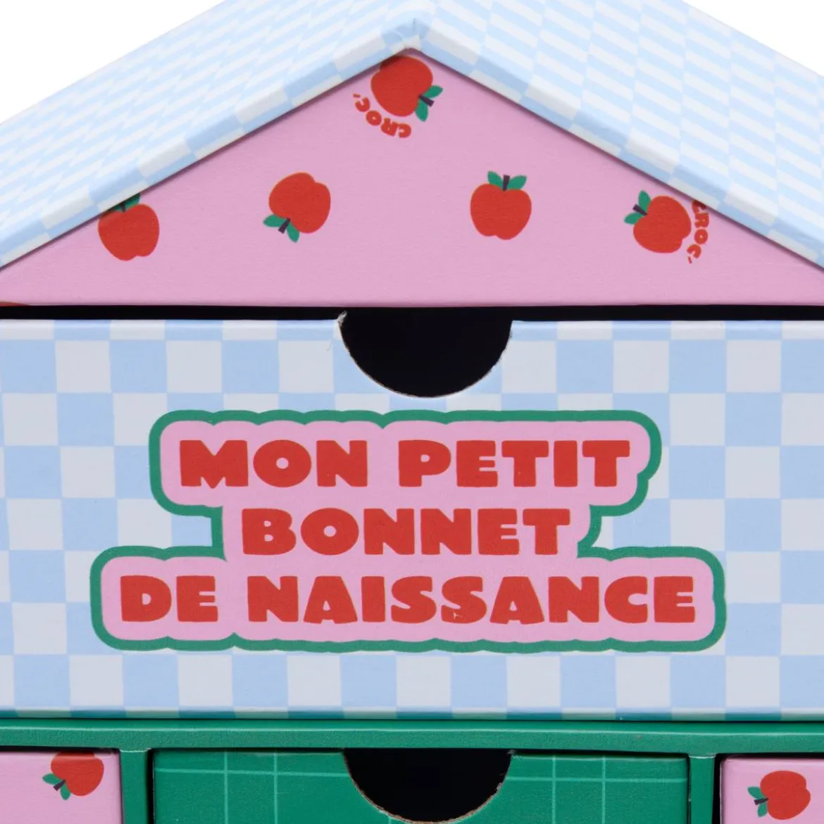 Coffret à souvenirs 10 tiroirs "Pomme d'amour"