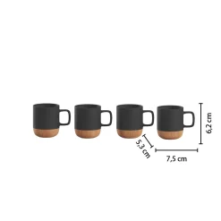 Coffret 4 tasses