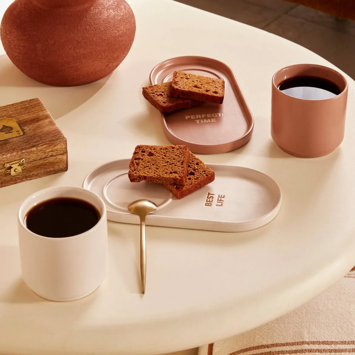 Coffret 2 tasses "Casa Sienna"