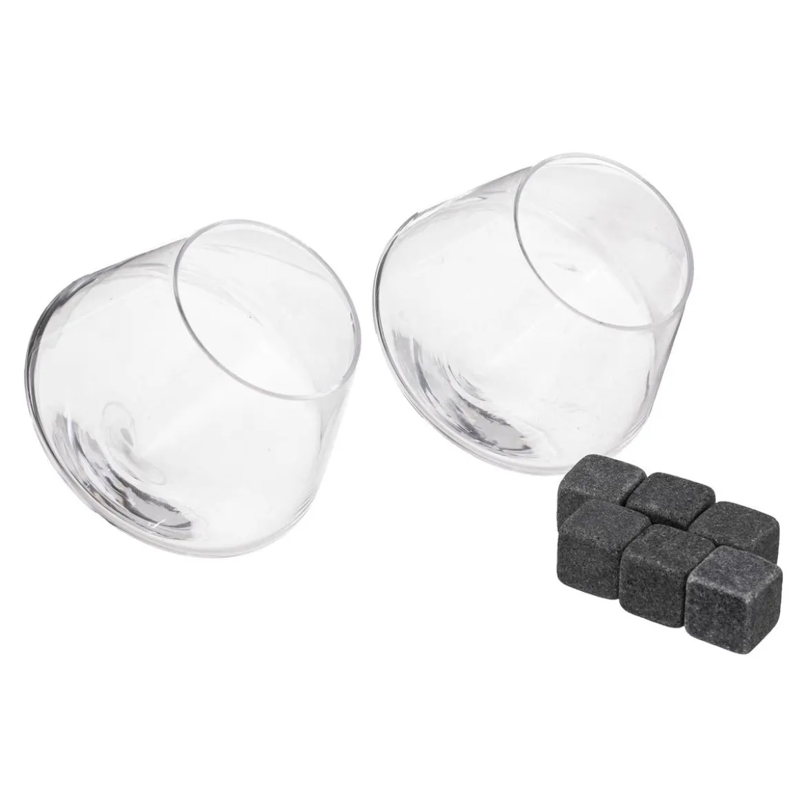 Coffret 2 verres à whisky avec pierres "Whisky"