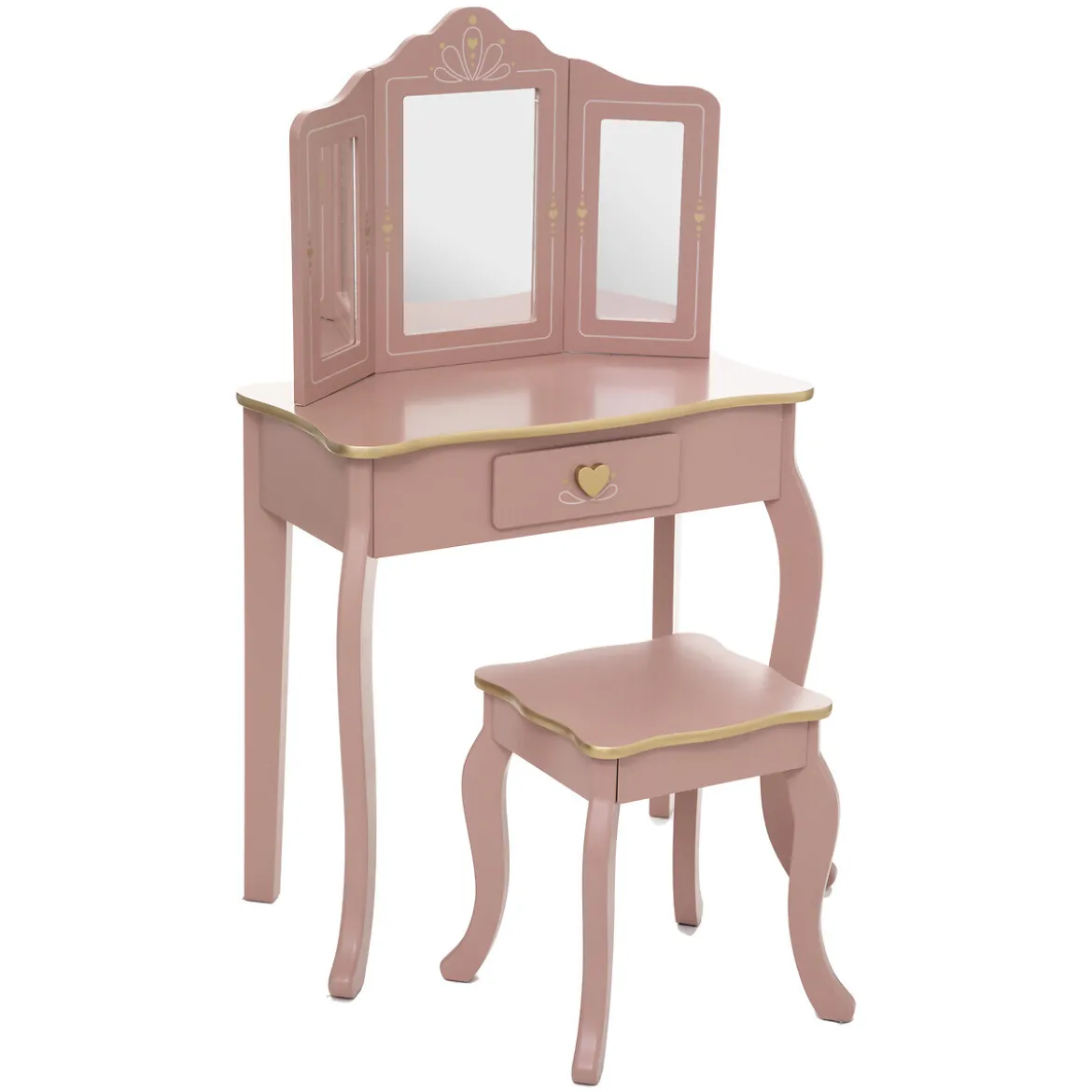 Coiffeuse et tabouret enfant "Sissi"