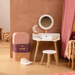Coiffeuse et tabouret enfant 