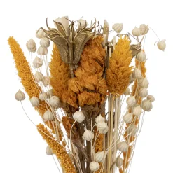 Composition de fleurs séchées "Subli" avec vase