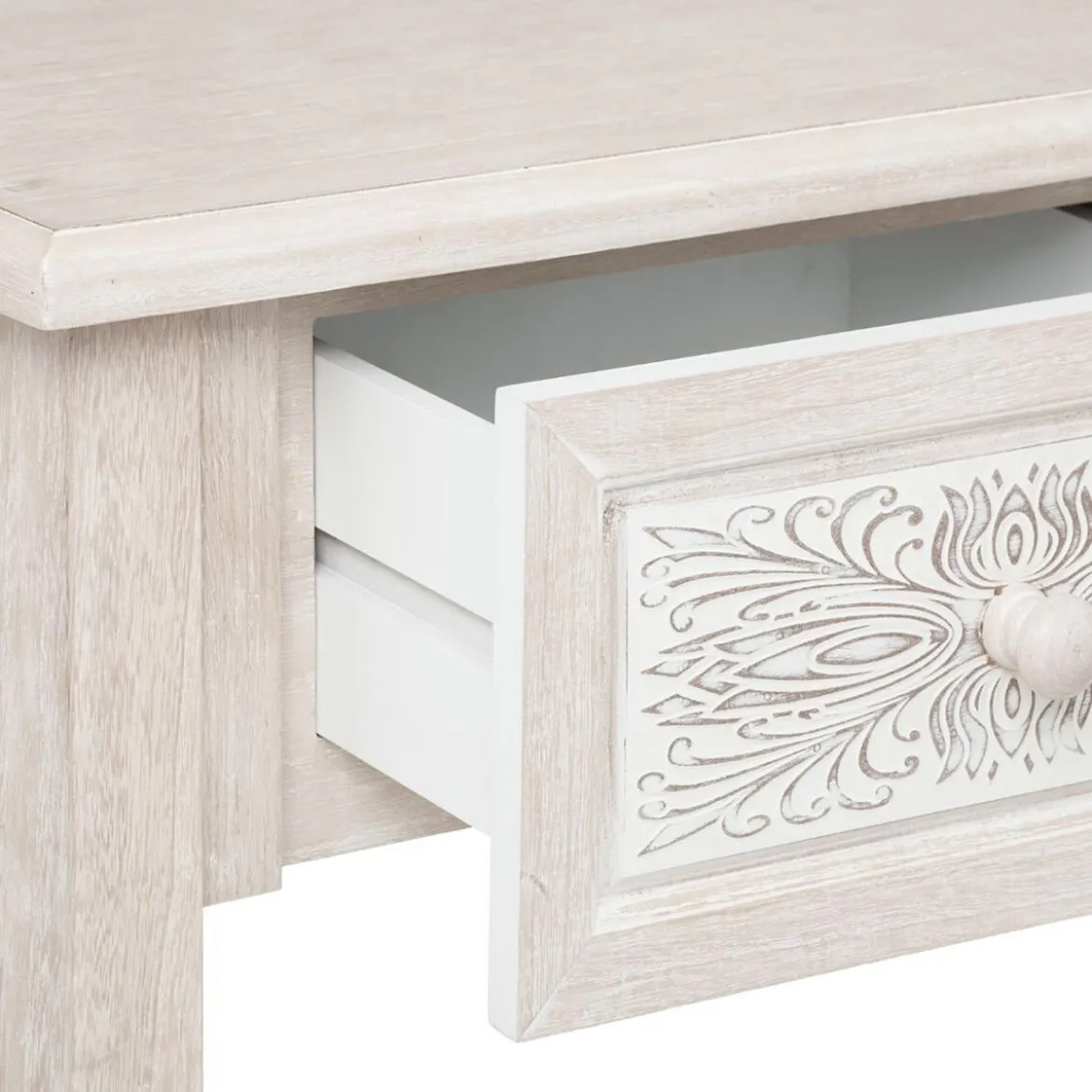 Console "Hina" avec étagère