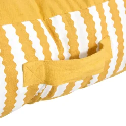 Coussin de sol d'extérieur rectangulaire POOLSIDE Jaune