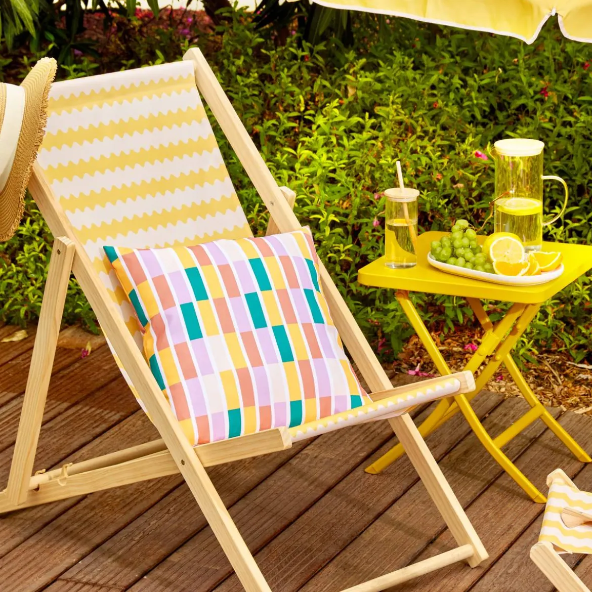 Coussin d'extérieur carré "Poolside"