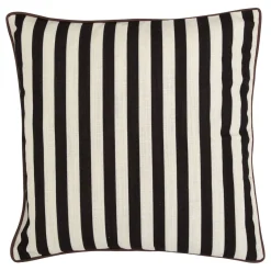 Coussin d'extérieur carré THE PALM RESORT Noir & Blanc