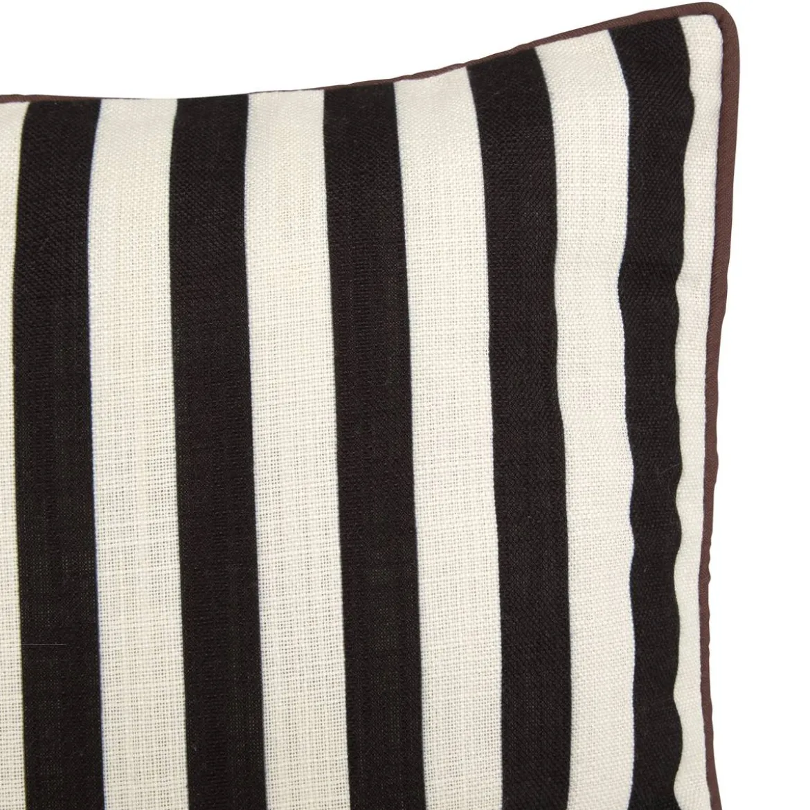 Coussin d'extérieur carré THE PALM RESORT Noir & Blanc