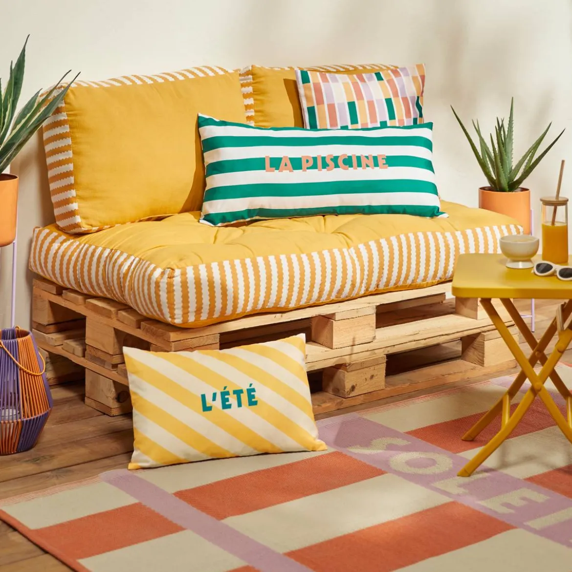 Coussin d'extérieur rectangulaire "Poolside"