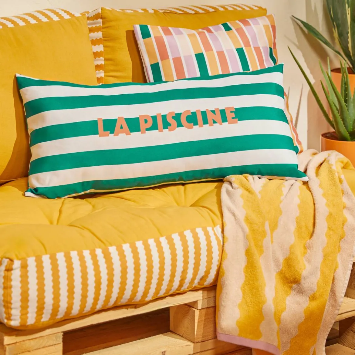 Coussin d'extérieur rectangulaire "Poolside"
