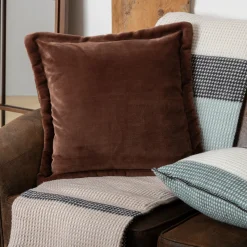 Coussin flanelle 