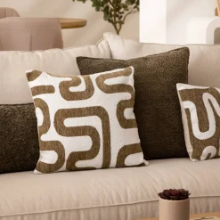 Coussin jacquard