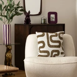 Coussin jacquard