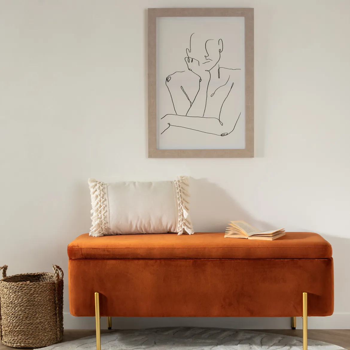Coussin macramé