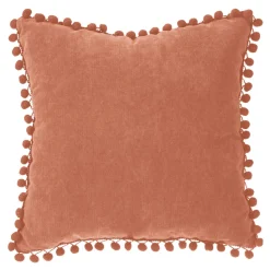 Coussin pompons