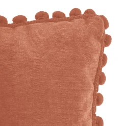 Coussin pompons