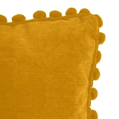 Coussin pompons