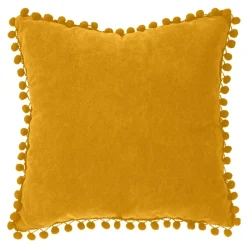Coussin pompons